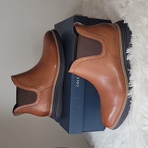 Cole Haan Original Geand Ultra Chelsea Boot British Tan Java US 10M